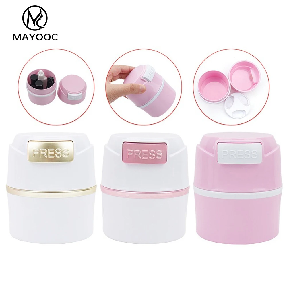 Eyelash Glue Storage Tank Container Individual Eyelash Extension Adhesive Stand Storage Jar Grafting Lashes Women Makeup Tools