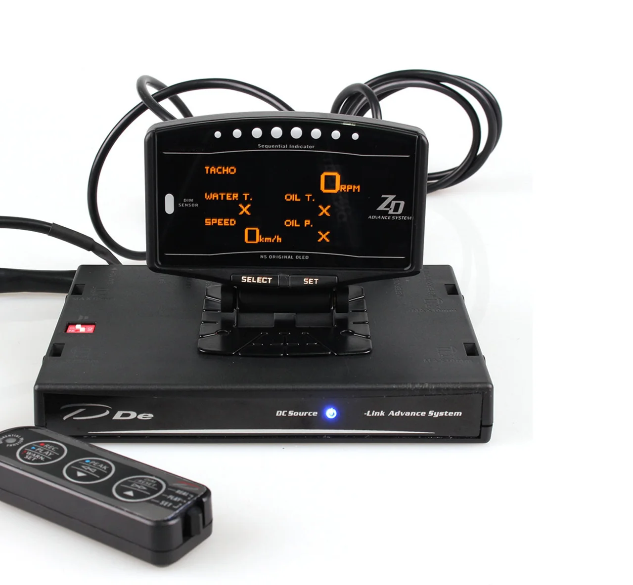 Full Kit Sports Package 10 in 1 BF CR C2 Dei Advance ZD Link Digital Auto Gauge With Electronic Sensors/14405 Meter [DIN-Gauge]