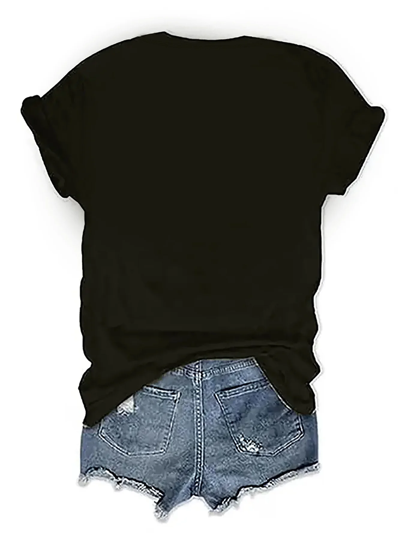 Ayliva 2025 Tour Concert Camiseta con estampado - Top casual de manga corta con cuello redondo para mujer con diseño geométrico dorado, verano blanco