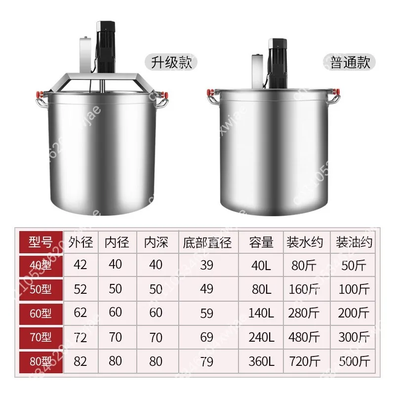 Stainless Steel Sauce Cooking Machine Automatic Stirring Pot for Hot Pot Base Spice Mixing