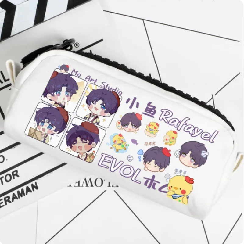 Anime Love and Deepspace Rafayel Pencil Case Oxford Canvas Storage Bag Pencil Box Pencilcase School Pen Bag 2440