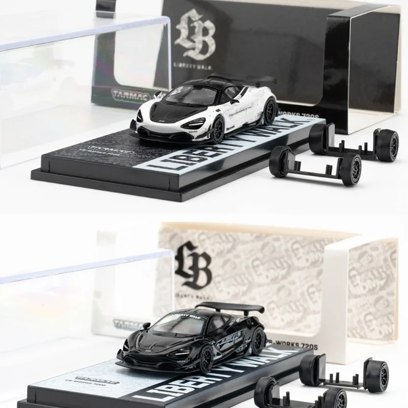 Tarmac Works TW 1:64 McLaren 720S White Alloy Cast Car Model, Simulation Static Ornament, Adult Collectibles, Gift for Boys.