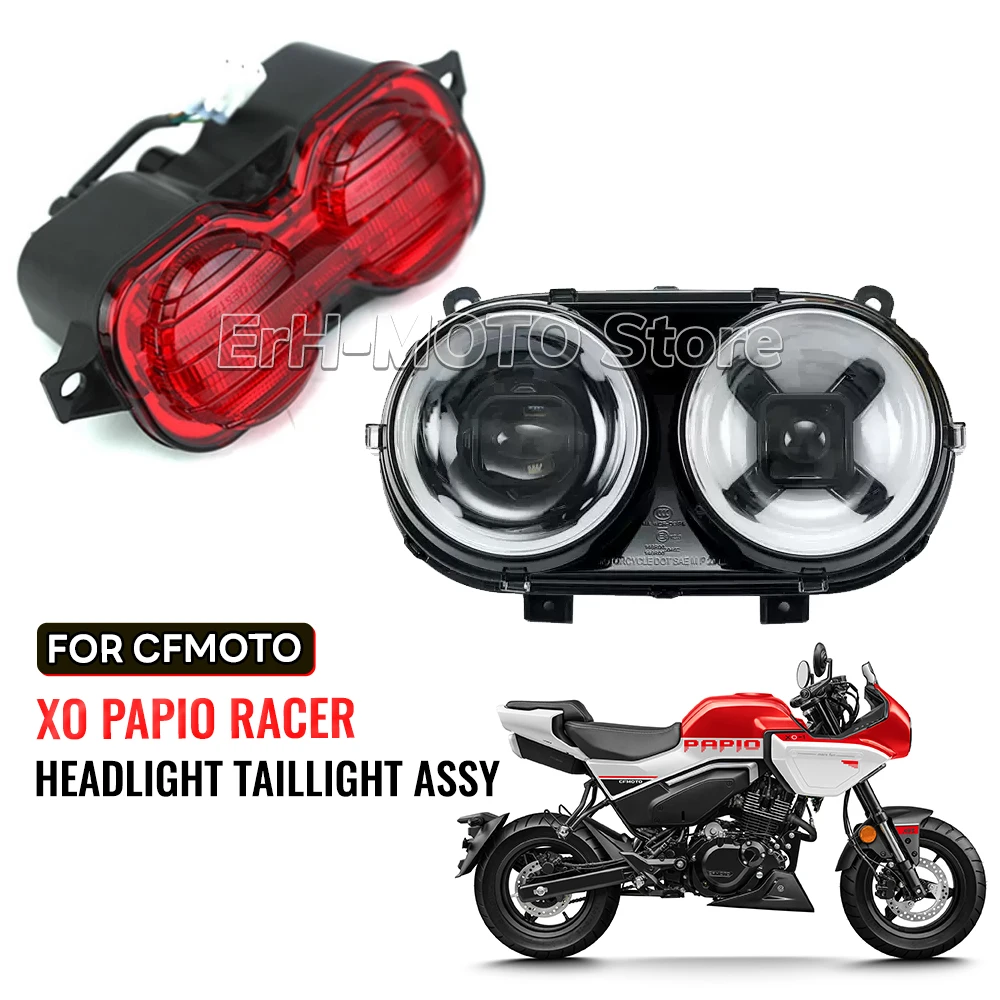 

For CFMOTO XO PAPIO RACER Original Headlight Assembly Taillight Assembly Original Headlight High Quality