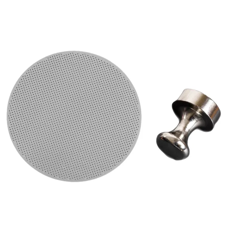 Ultra Thin Secondary Dispersion Screen with Magnet 53mm Coffee Puck Screen For Ninja Luxe Cafe 601/655/701 Espresso Portafilter