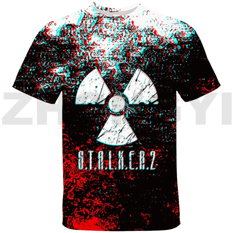 3D Children Stalker 2 Heart of Gun T Shirt S.T.A.L.K.E.R. 2 T-shirt Kids Oversize Tshirt Tee Streetwear Anime Men Clothing