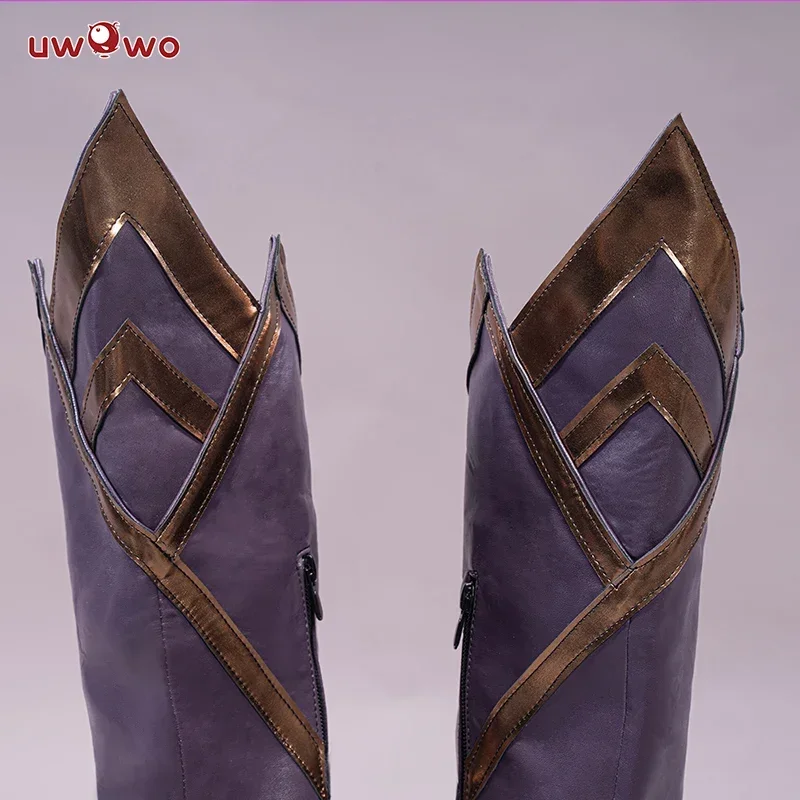 SN66 UWOWO League of Legends/LOL Coven Ahri Scarpe Cosplay Calzature da donna Stivali alti Calzature cosplay di Halloween Stivali2 @ w $