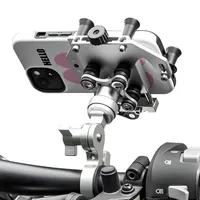 Soporte móvil de aleación para motocicleta, alta calidad, con amortiguadores, soporte para teléfono para motocicleta, soporte de navegación para motocicleta