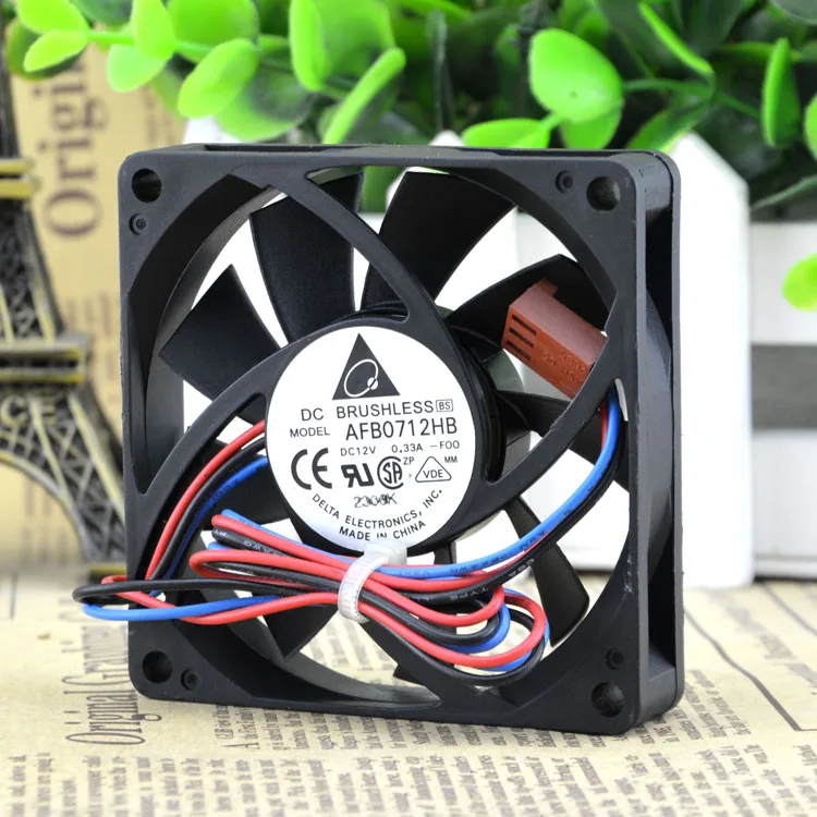 

CPU AFB0712HB DC12V 0.33A 7CM CASE 7015 BALL COOLING FAN