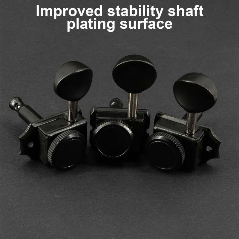 6 inline Vintage Guitar Locking Tuners Lock String Tunings Key Pegs Machine Head Left Hand Guitar Tuners DropShipping