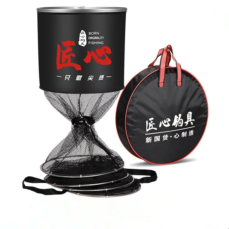 

["Freshwater Silicon Fishing Net with Middle Layer for Catching Crucian Carp", "Silicon Living Fishing Net for Freshwater Fishin