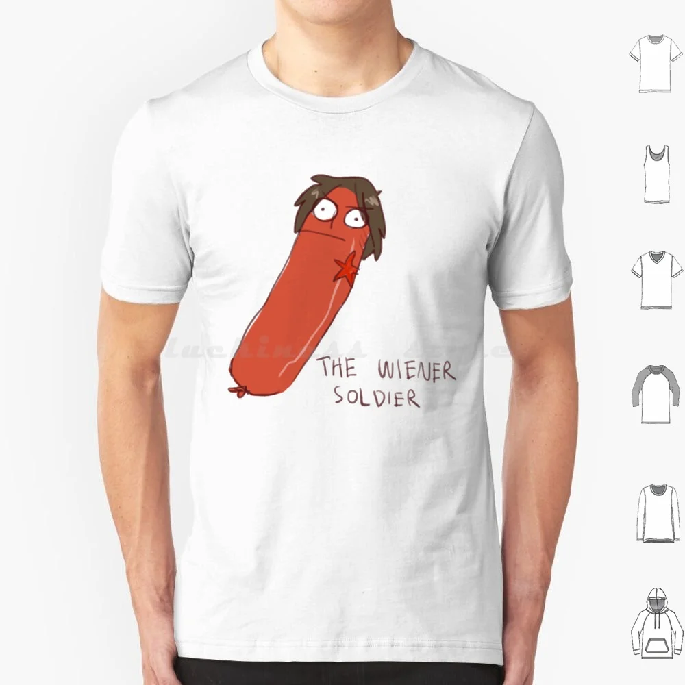 Wiener Soldier T Shirt Cotton Men Women DIY Print Bucky Barnes Bucky Barnes 90 S Bucky Mcu Fangirl Stan Art Stan Funny Stan