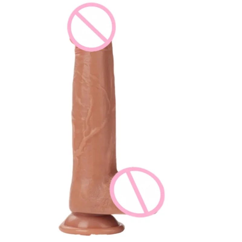 8.46 Inch Liquid Silicone G-Spot Stimulator Remote Control 10 Vibrations Retraction Modes Discreet Design Easy Clean Adult Toy
