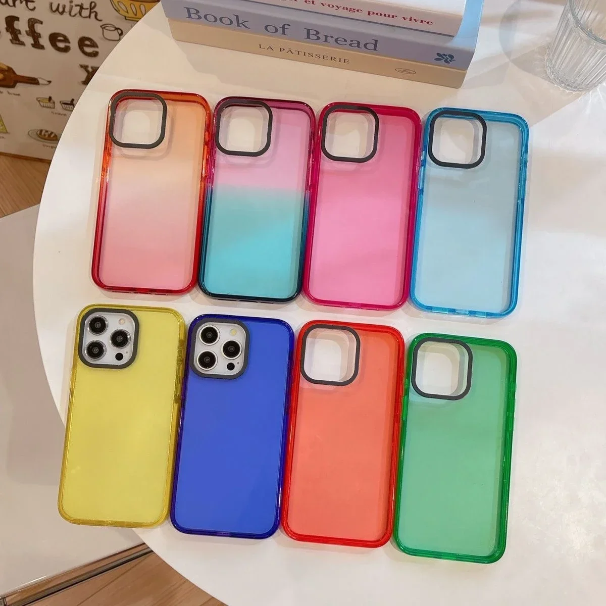 

Pure Color Transparent 2.5 Acrylic Phone Case Cover for IPhone 12 13 14 15 16 Pro Max Case for IPhone 15 16 Pro Max