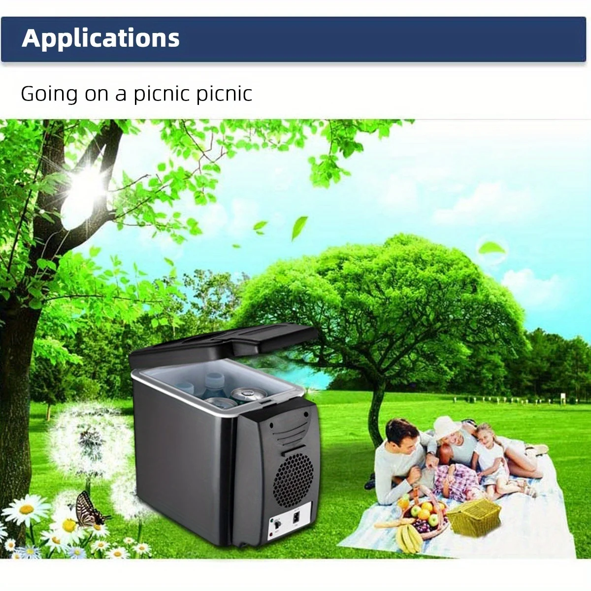 

2025 6л автомобильный холодильник небольшой дом кемпинг летние прохладные напитки замороженные холодные напитки 12 В автомобиль грузовик мини-холодильник