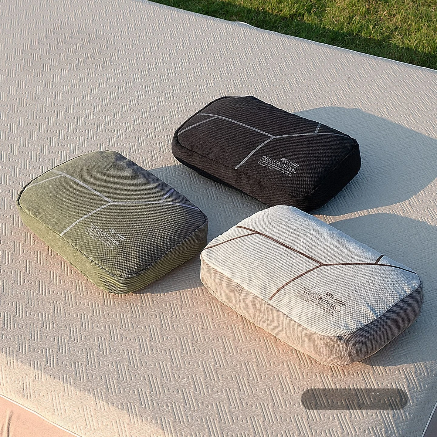 Portable Memory Foam Camping Pillow Foldable Stowable Outdoor Travel Sleeping Gear