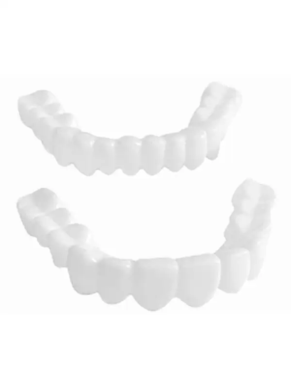 Dentures Fake Teeth Temporary Veneers for Women and Men,Covering ImperfectTeeth Cosmetic Repair kit