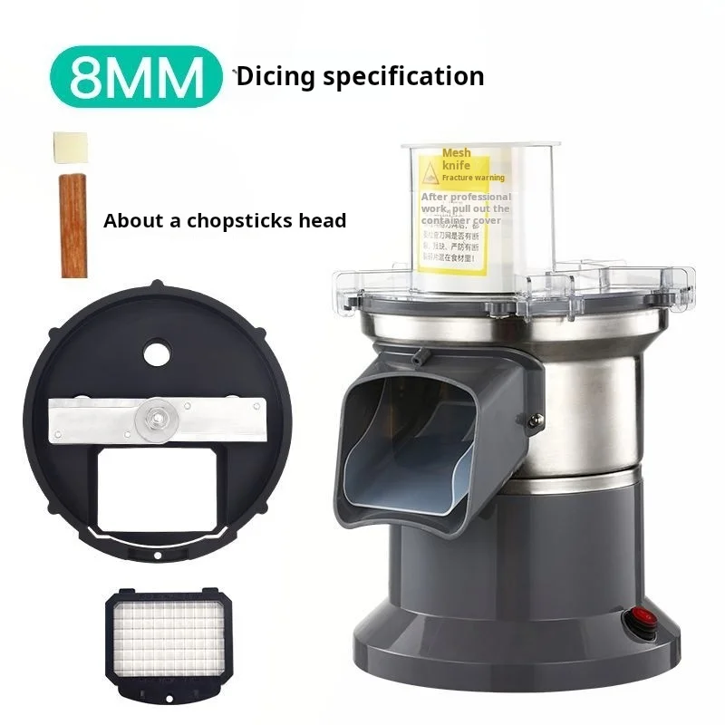 قطاعة الخضراوات الكهربائية، قطاعة الفواكه، مبشرة البطيخ، قطاعة البطاطس، جزيئات الطعام المفرومة، آلة قطع الخضروات الصغيرة #6