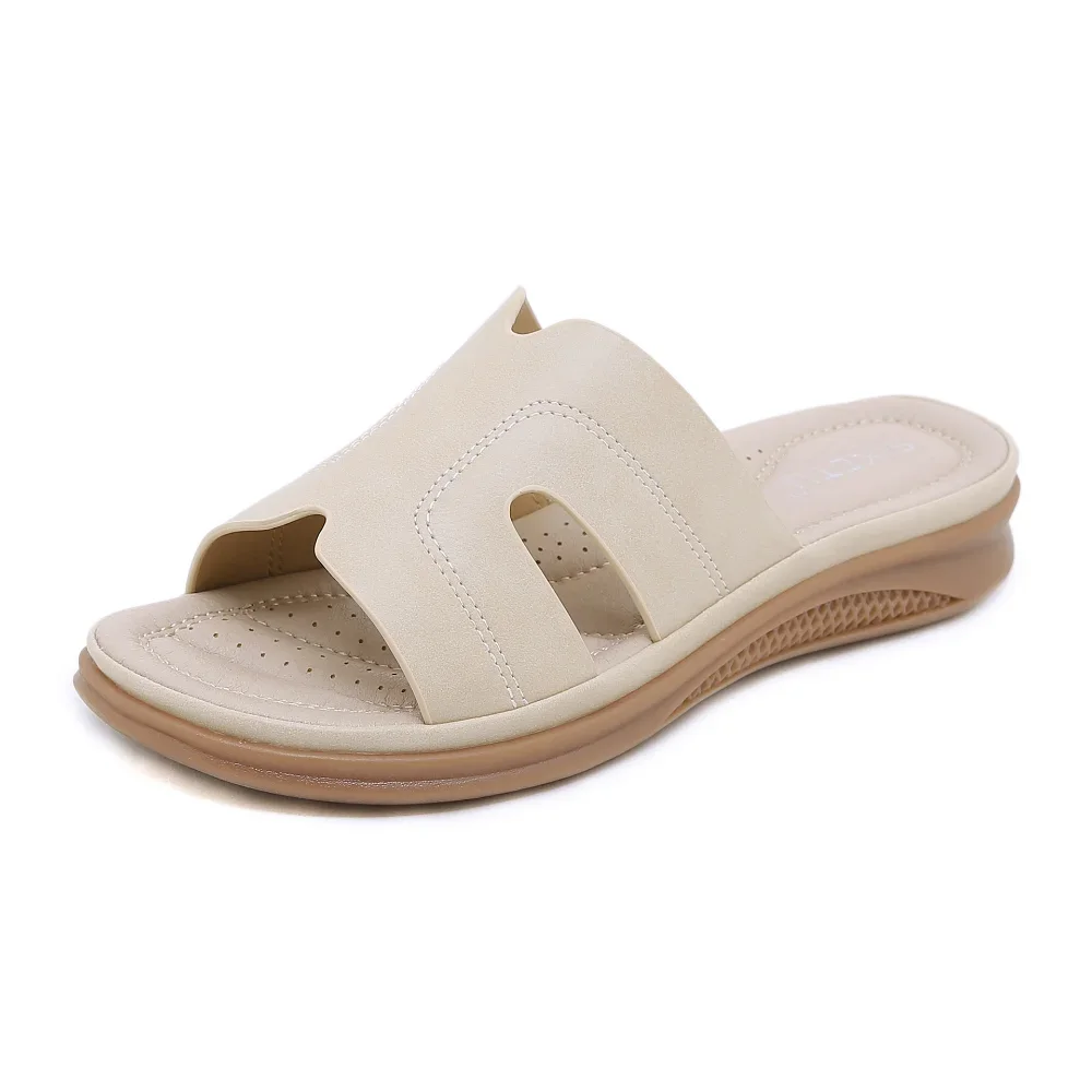 

Summer 2024 ethnic style sandals women's fashion casual commuter plus-size flat sandals