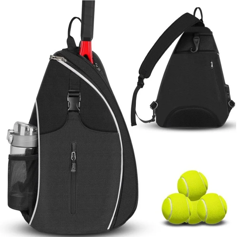Badminton Bag Outdoor Sports Training Shoulder Tennis Bag Pickleball Backpack Crossbody Bag