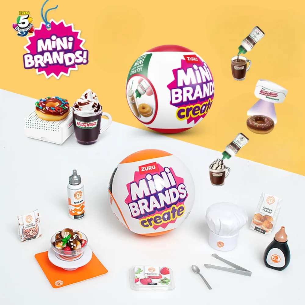 Zuru Mini marcas caja ciega 5 sorpresas Masterchef Set marcas Masterchef serie 1 paquete de bolas misteriosas juguete coleccionable sorpresa