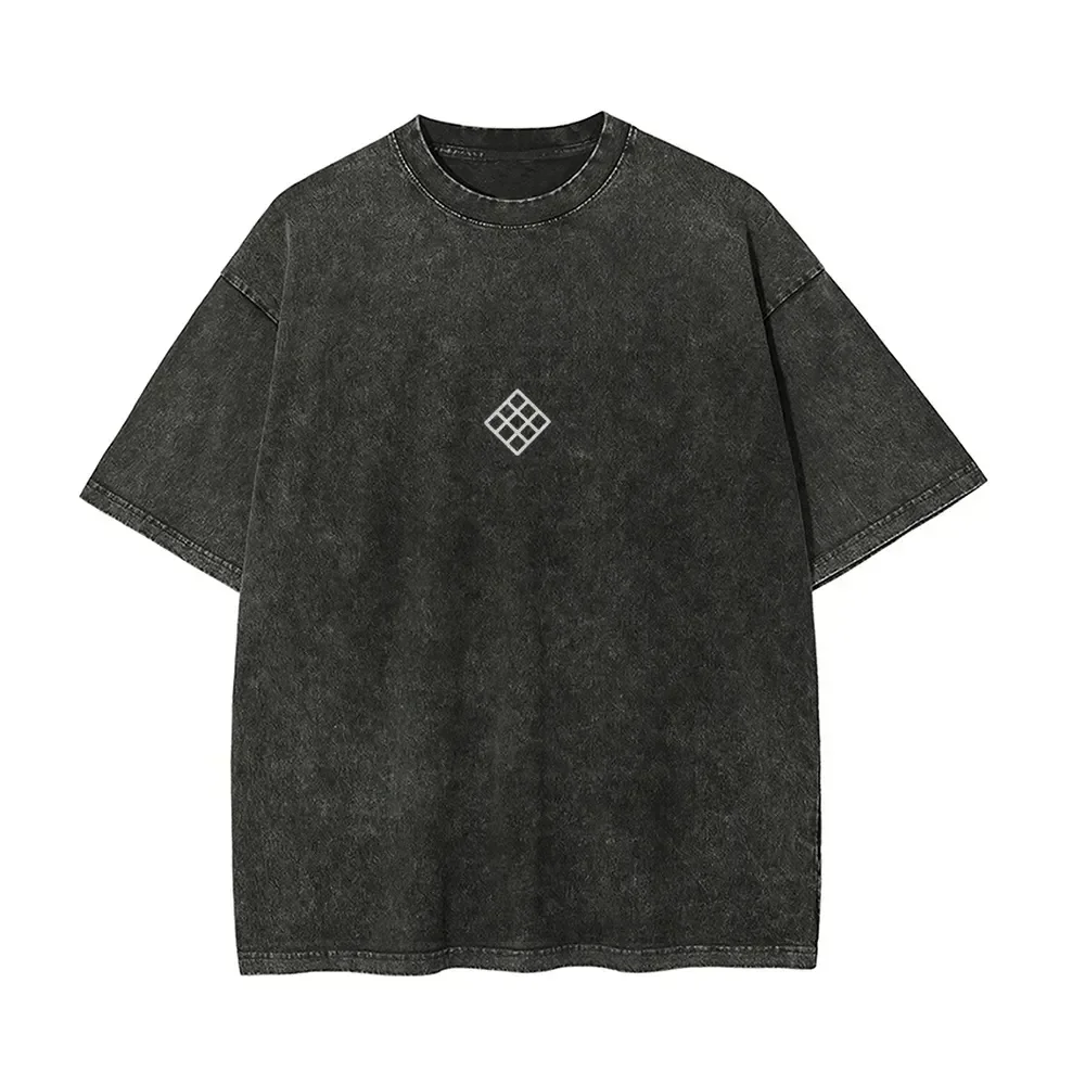 Kakashi Hatake Ninja T-shirt Naruto Shippuden Tee Vintage Washed Oversized Retro Anime Harajuku Streetwear Manga Mens Clothes