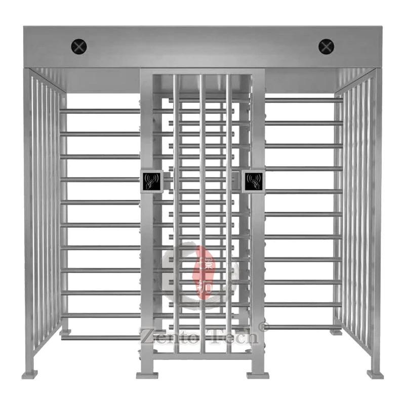 304SS Full Height Turnstile Gate with Pedestrian Control System Gym Turnstile Automatic Gates Auto Steel Stainless Power Weight