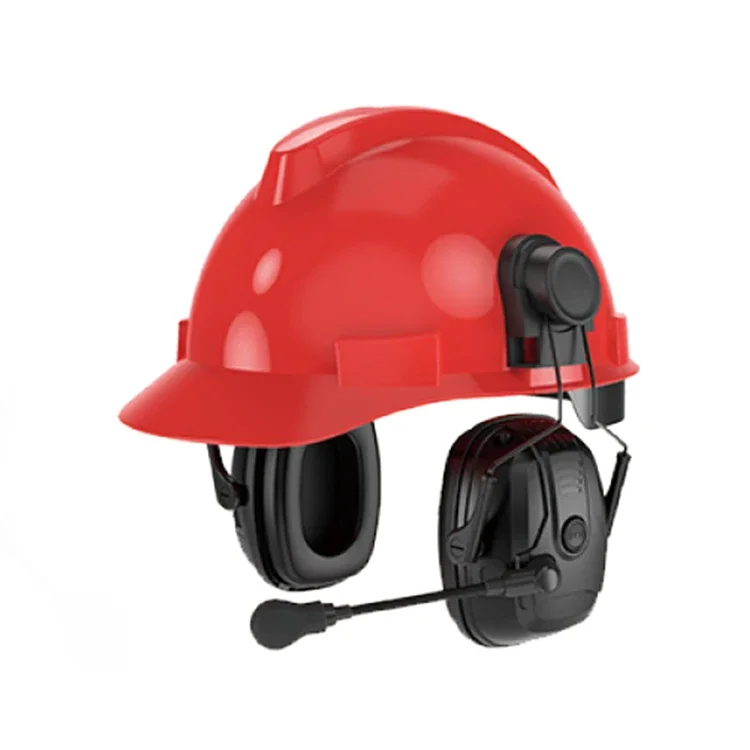 RONGXIANG-casco de seguridad BTM-07, protección auditiva resistente al desgaste, auriculares de comunicación, orejera