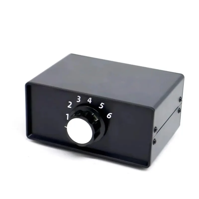 WY-RCA62 6-Channel RCA Passive Source Selector Preamp Signal Switcher 2-Channel Out AV