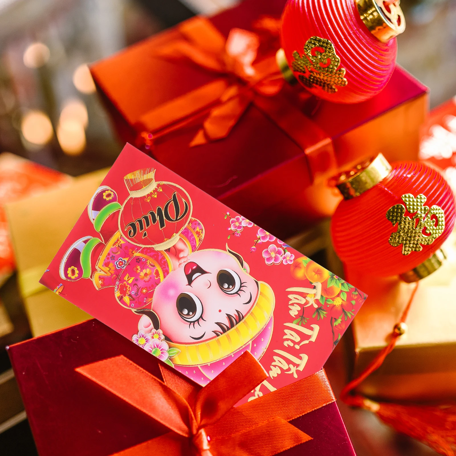 

36pcs New Year Red Envelope Snake Year 2025 Festive Envelopes Lucky Money Bags For Spring Festival Party Supplies Paper Red