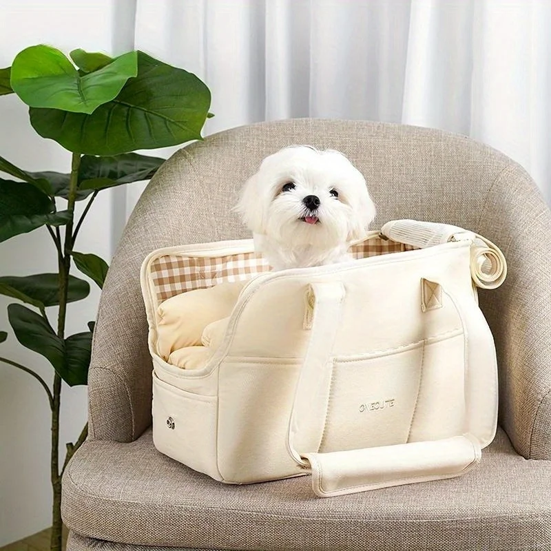 1Pc Portable Puppy Go Out Shoulder Handbag Dog Bag Pet Cat Dog Supplies Suitable for Small Dogs Dog Carrier