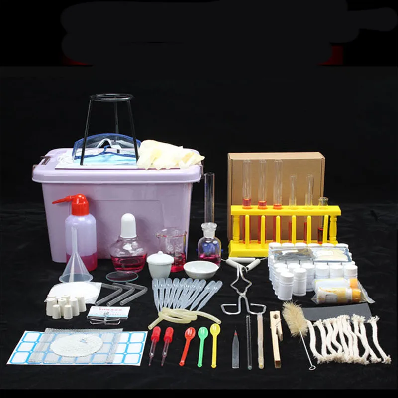 Basic Chemical Experimental Instrument Kit Middle School Chemical Complete Set Lab Apparatus