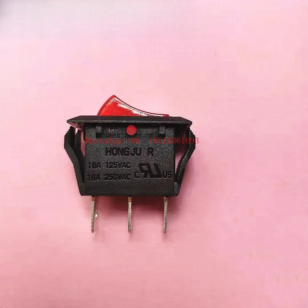 2026GOOD 10pcs Imported Ship Type Switch R-2 3-pin 2nd Gear With Red Light T85/E4 16A250V 32X16