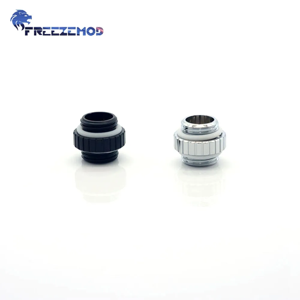 FREEZEMOD-adaptador macho-Macho G1/4 '', Mini rosca externa Dual, adaptador fijo Hexagonal, conector macho doble, Enfriador de agua, BDS-MN