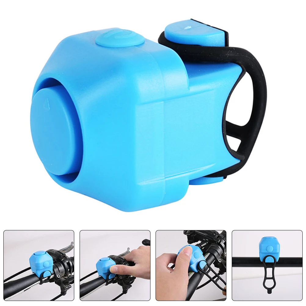 

Universal Bike Horn Loud Sound Bicycle Bell Electric Horn For Mountain Road Bikes Compact Portable Handlebar Mounted Cycling