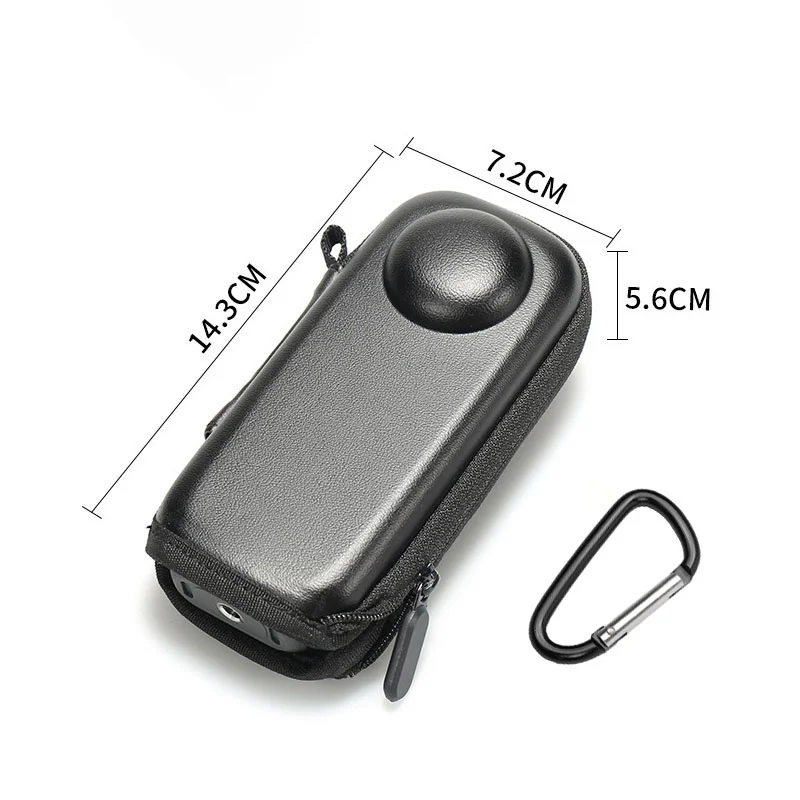 For Insta360 X4 Accessories Mini Storage Carrying Bag+Hand Wrist Strap Lanyard Rope+Screen Protector Film+Protective Lens Case