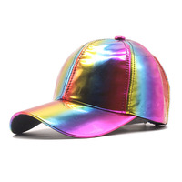 Rainbow Color Changing Hat Men Hip-hop Baseball Cap for Women Cap Back To The Future Prop Bigbang G-Dragon Baseball Cap