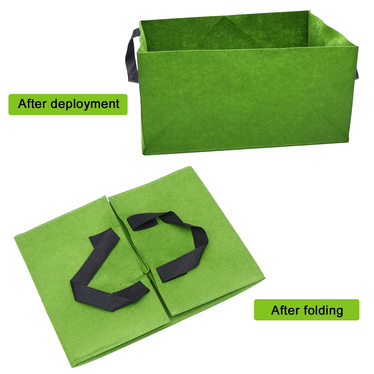 

2 PCS Garden Bag Grow Plant Planting Pouch Gardening Outdoor Planter Vegetable Growing Bags