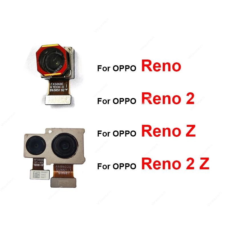 

Front Back Camera For OPPO Reno 2 Reno Z Reno 2 Z Rear Facing Camera Connector Module Flex Cable Repair Parts