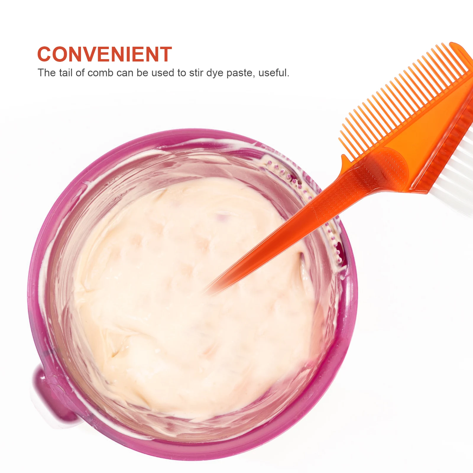 

4Pcs Multifunctional Hair Dye Applicator Brush Set Double Sided Design No Hair Stuck Easy Coloring for Salon and Personal Use