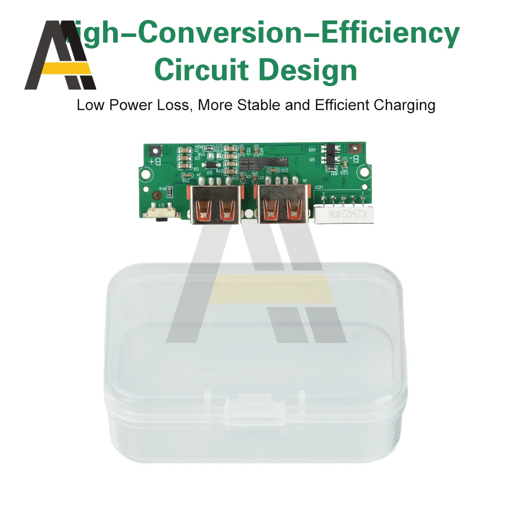 22.5W Fast Charging Module with PD QC VOOC Tri-Protocol LED Display for Smartphones 3.7V Lithium Battery Charger Circuit