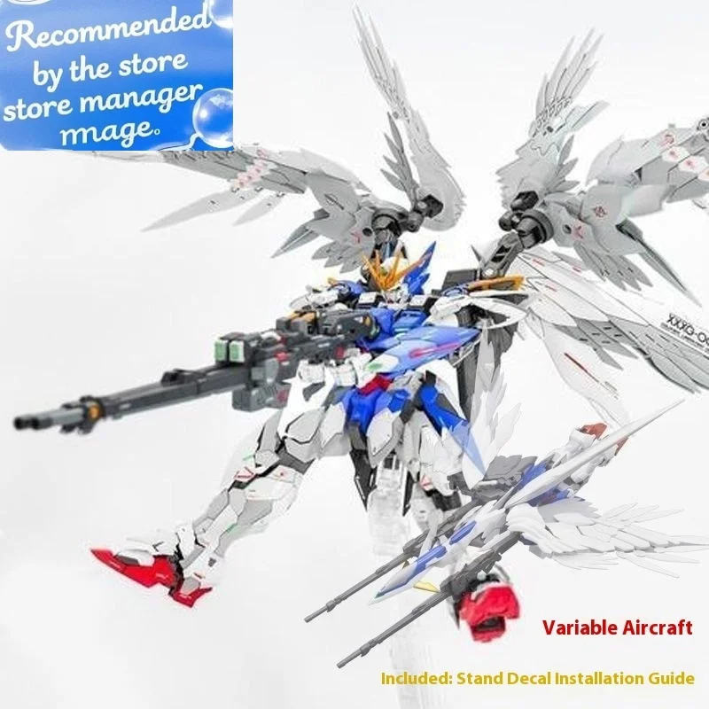 

Новый в наличии Daban 8820 Mg1/100 Flying Wing Zero Model Kit с наклейками и подставкой в сборе, коллекционная фигурка игрушки