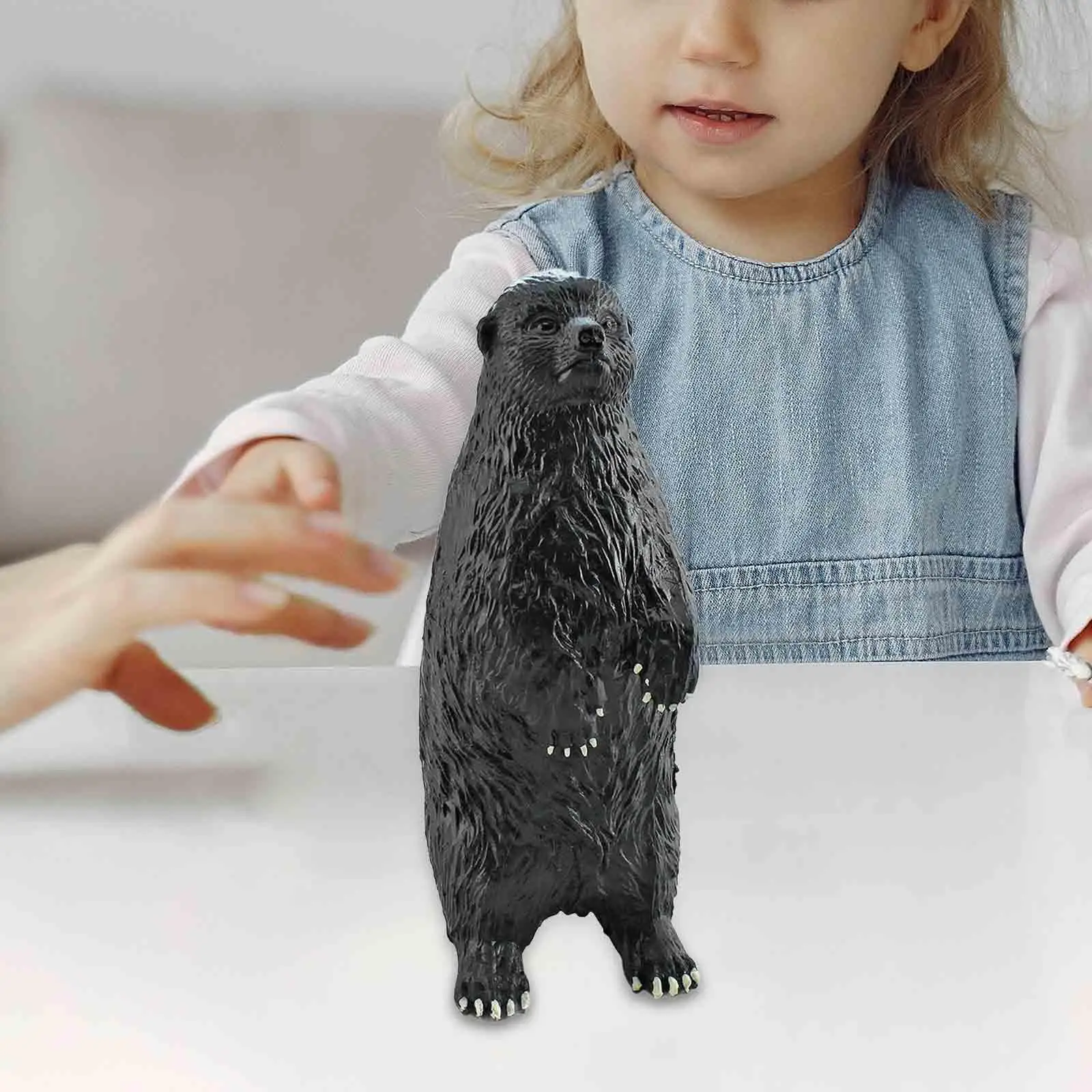 허니 오소리 장난감 입상, 허니 오소리 동물 피규어, 데스크탑 장식 자동차