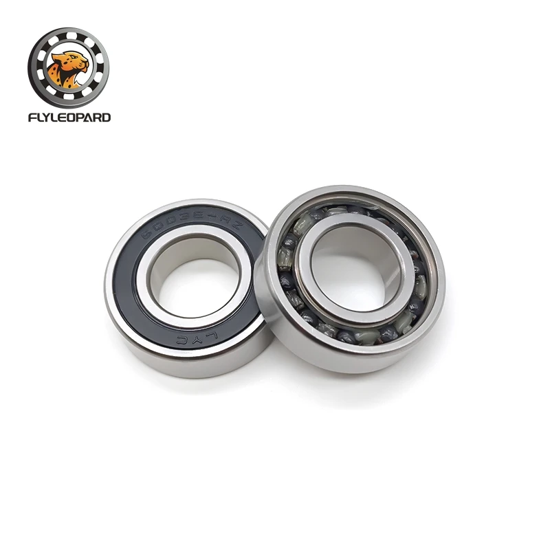 1pcs 6003-2RS Hybrid Ceramic Bearing 17x35x10 mm ABEC-9 Rubber Sealed High Speed Bearing for Bike Motorcycle Motor