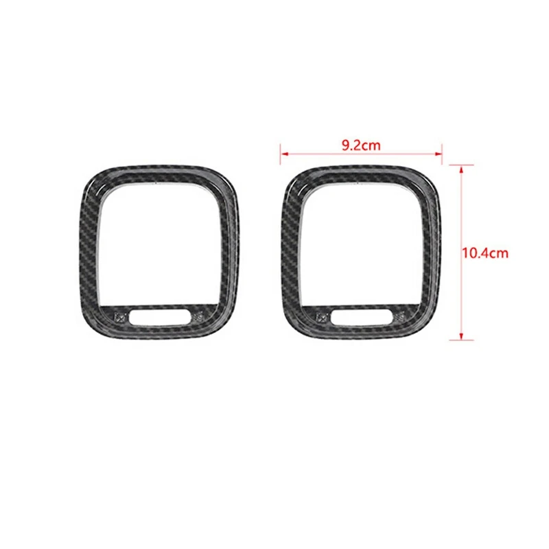 

Dashboard Air Vent Outlet Cover Trim Decor for Dodge Charger 2015 2016 2017 2018 2019 2020 Accessories, Carbon Fiber