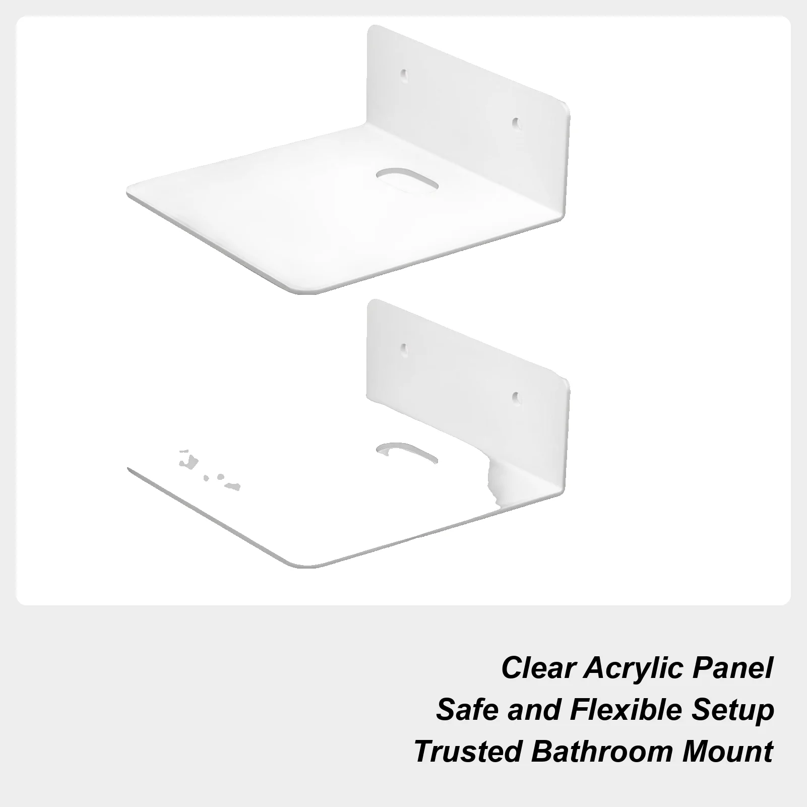 

Camera Shelf 2 Pieces Small Adhesive Floating Shelf Home Organization For Nursery Bedroom Kitchen Living Room Phone Speaker