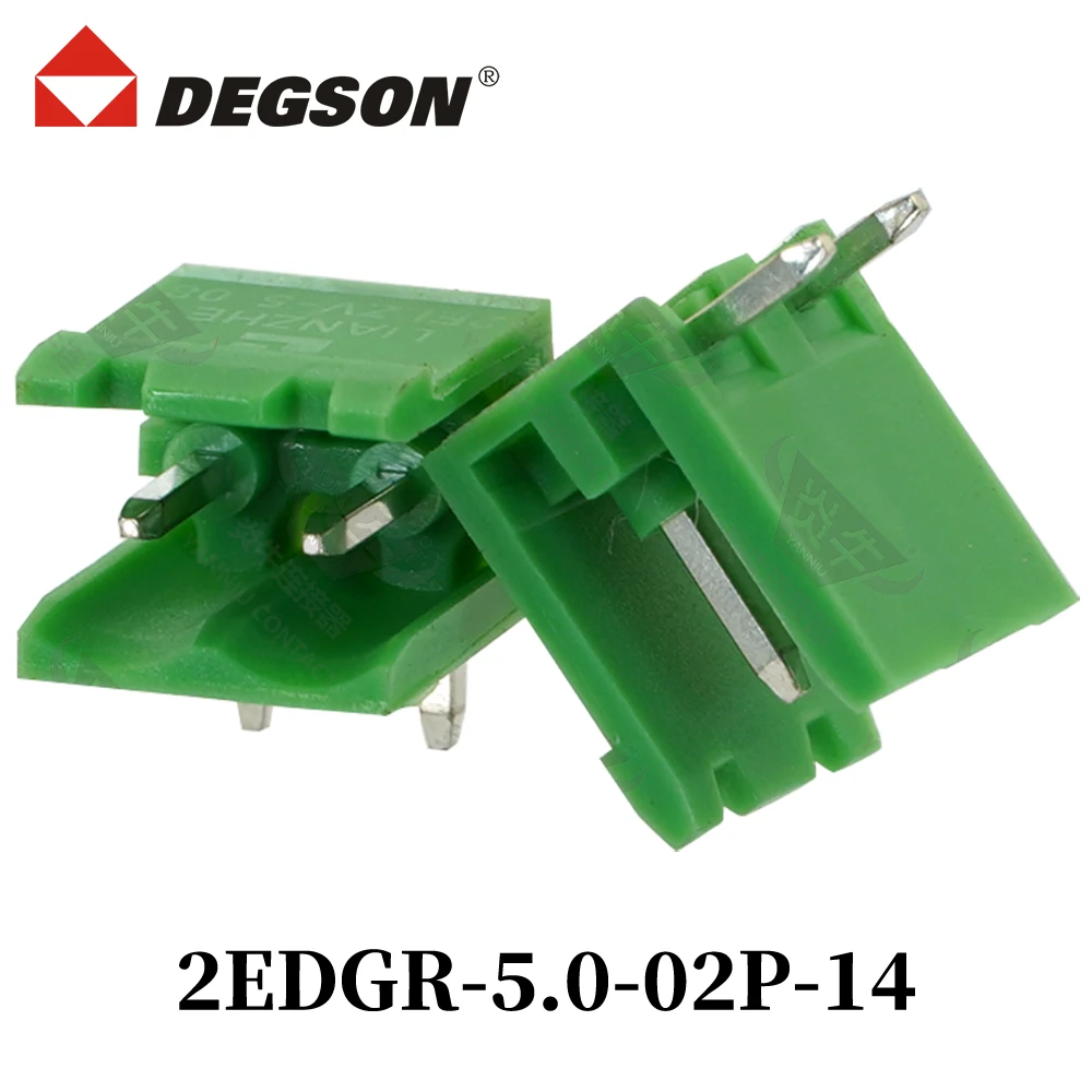 

DEGSON 2EDGR-5.0-04P-14-00ZH 2EDGR-5.08 Pluggable PCB Terminal Blocks KF2EDGR 2P-12P MSTB 2.5 G Phoenix Contact 20A 320V