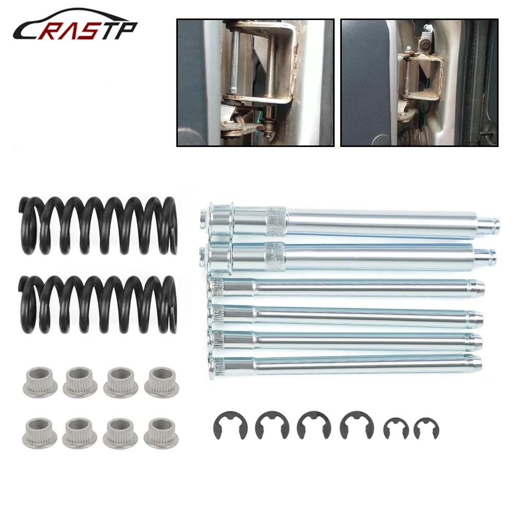 

RASTP-Front Door Hinge Roller Pin and Bushing Kit With Door Hinge Spring Replacement For Chevrolet GMC C1500 C2500 K1500 EM1061