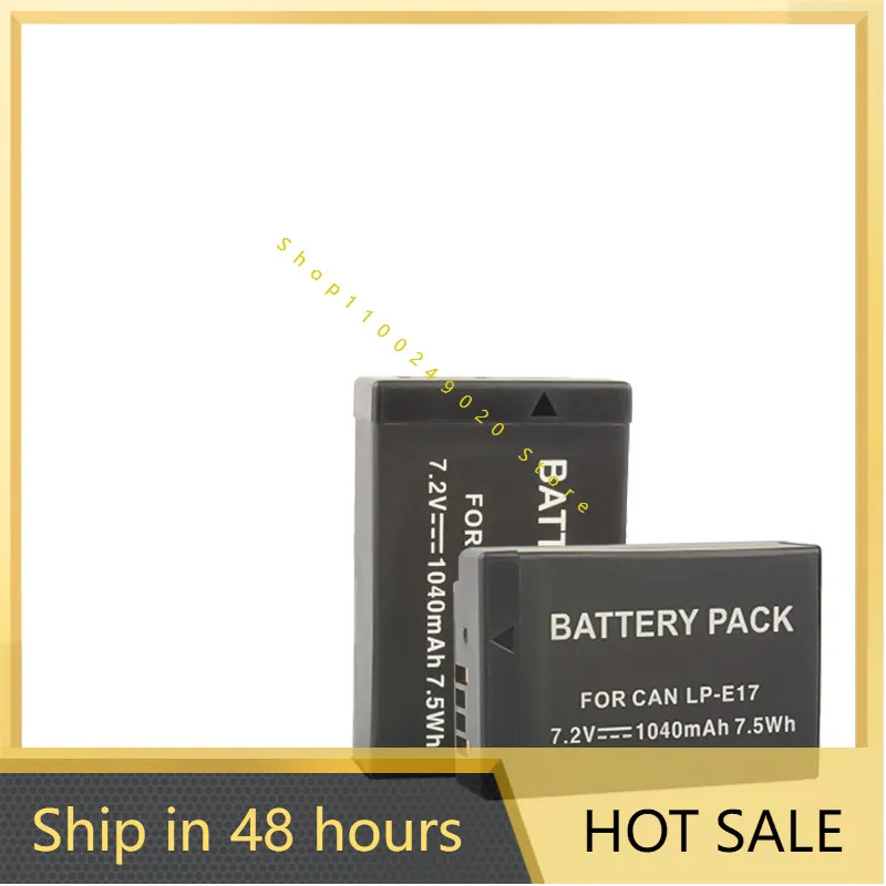 New high-quality batteries for LP-E17 R10 750D 760D M3 200D RP/ M6 Mark II Battery