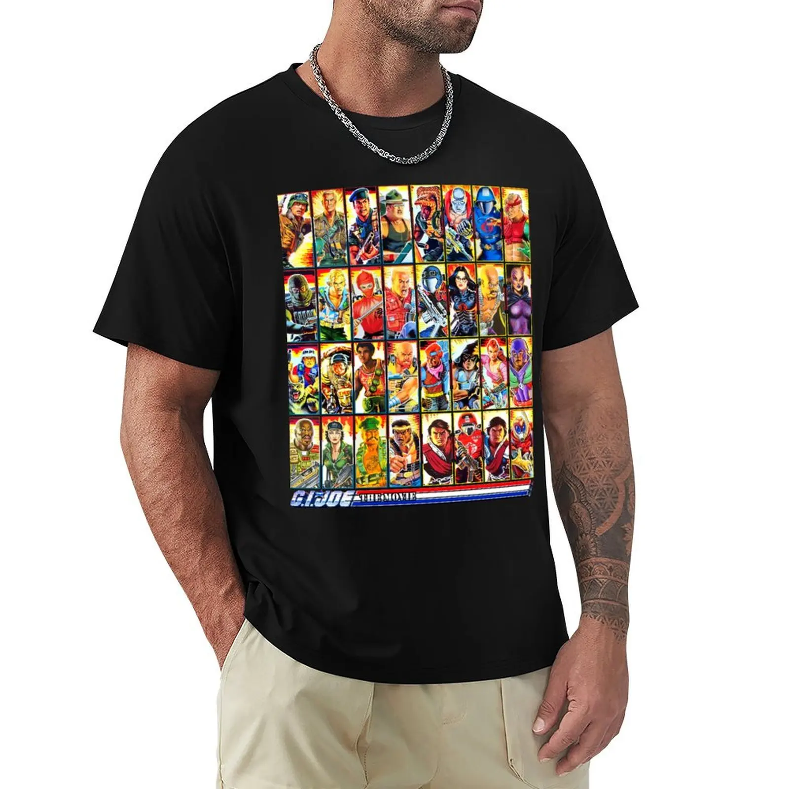 

G.I. Joe in the 80s! Movie Edition! T-Shirt Minimalist Plain Crew Neck T-Shirt