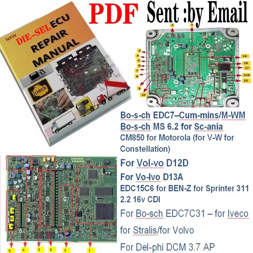 Módulos ECU Curso de reprogramación Juego completo Manual de reparación ECU Guía de estudio de libros electrónicos para taller C
